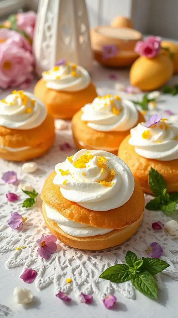 lemon cream puff delights