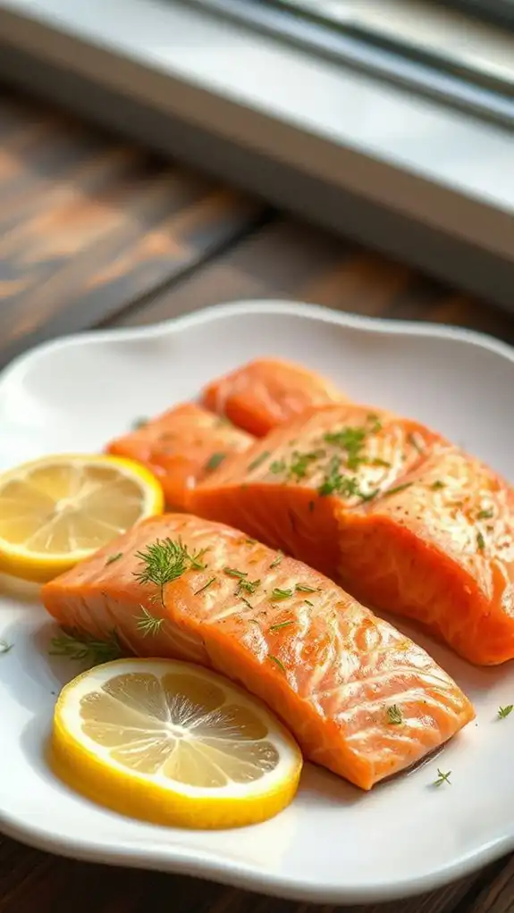 lemon dill air fryer salmon