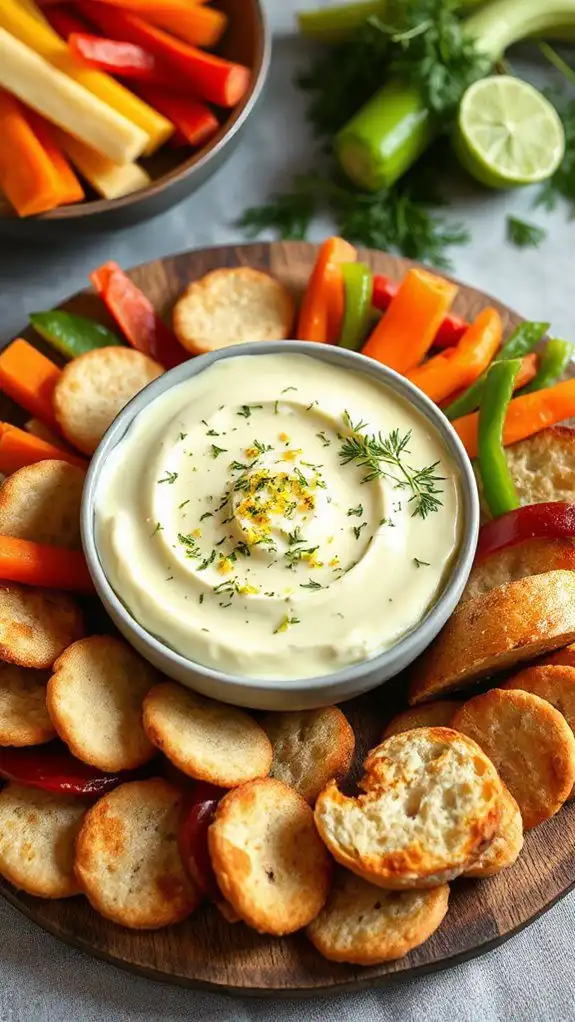 lemon dill cream cheese dip