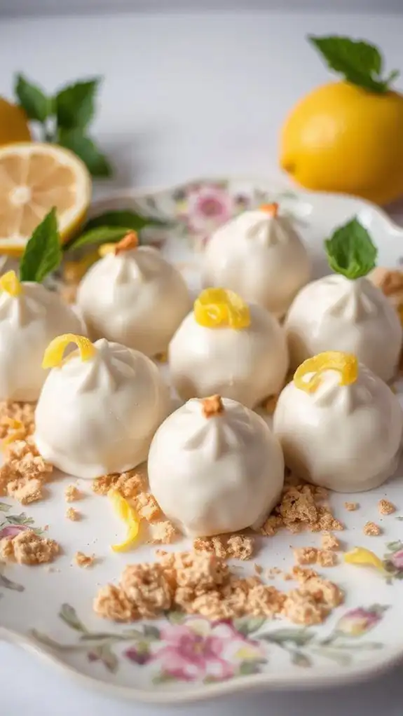 lemon filled truffle dessert recipe