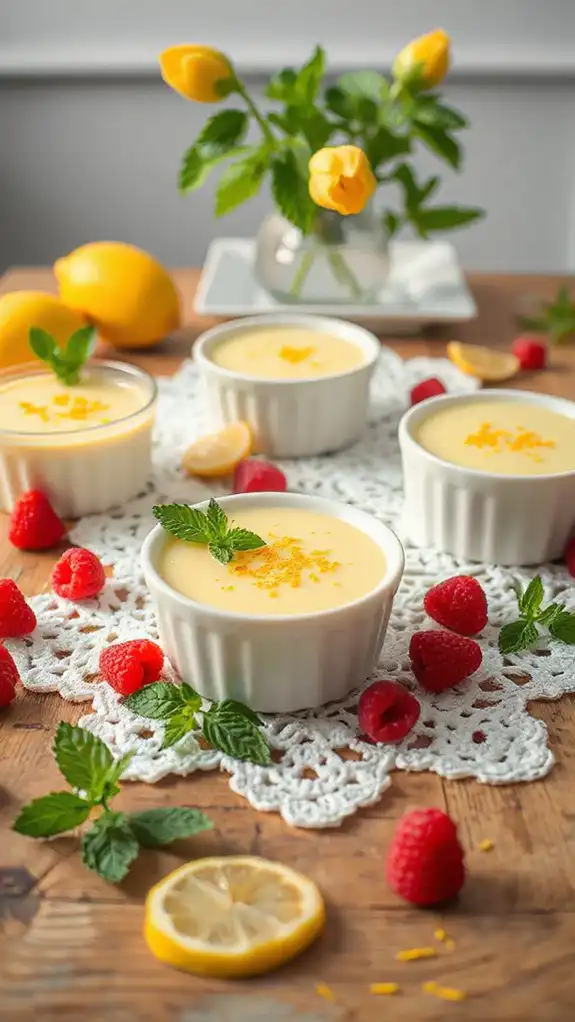 lemon flavored creamy dessert