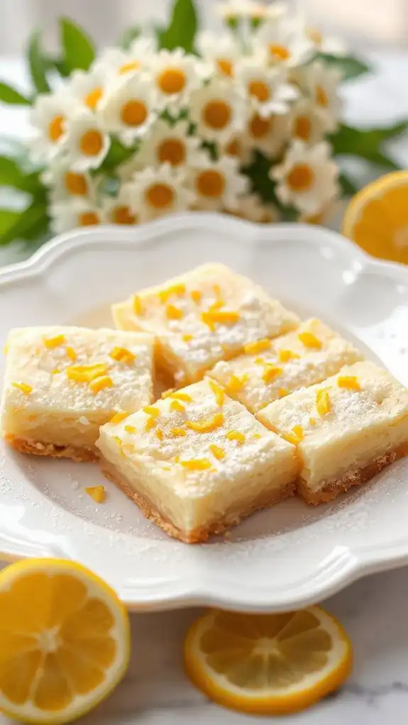 lemon flavored dessert bars