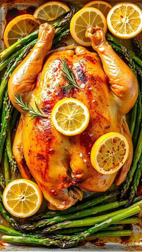 lemon garlic chicken asparagus