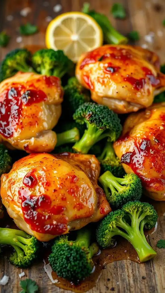 lemon garlic chicken thighs