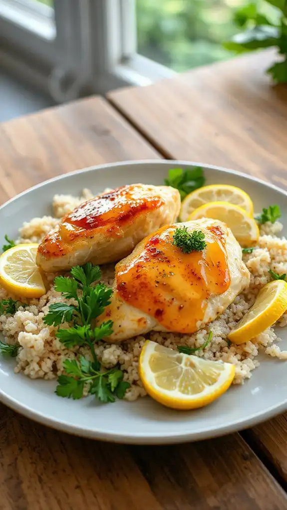 lemon garlic flavored chicken