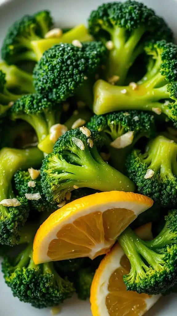 lemon garlic infused broccoli lemon garlic infused broccoli