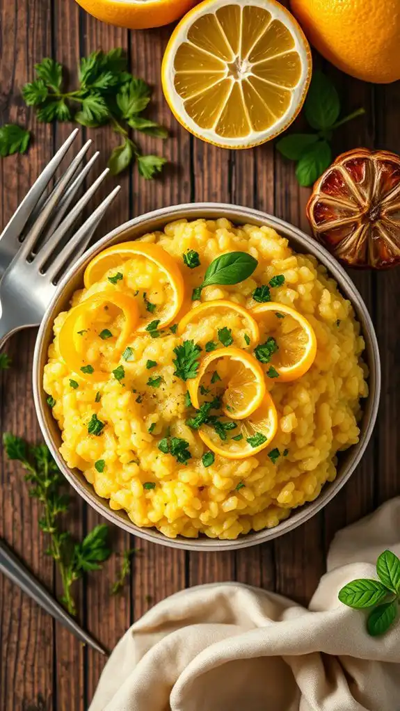 lemon garlic risotto recipe