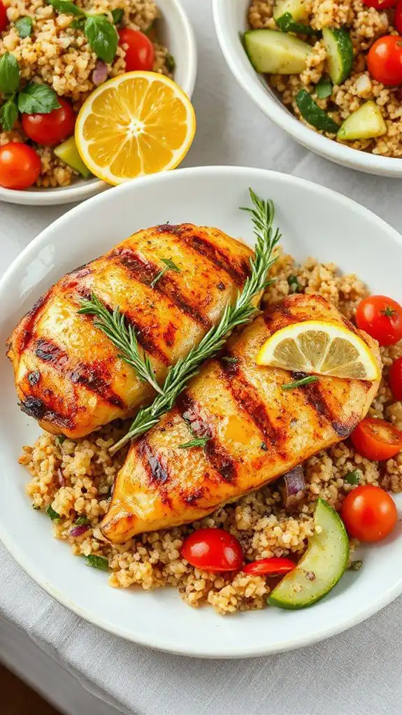 lemon herb chicken salad