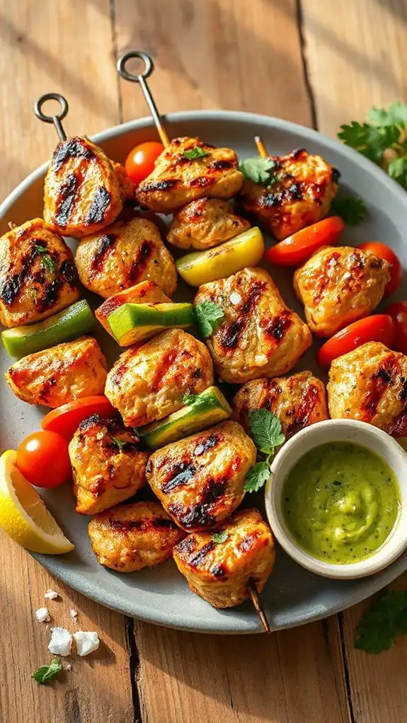 lemon herb chicken skewers recipe lemon herb chicken skewers recipe