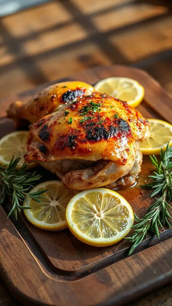 lemon herb chicken thighs lemon herb chicken thighs