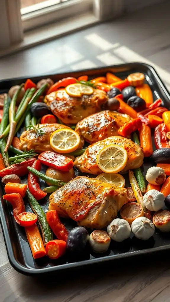 lemon herb chicken veggies