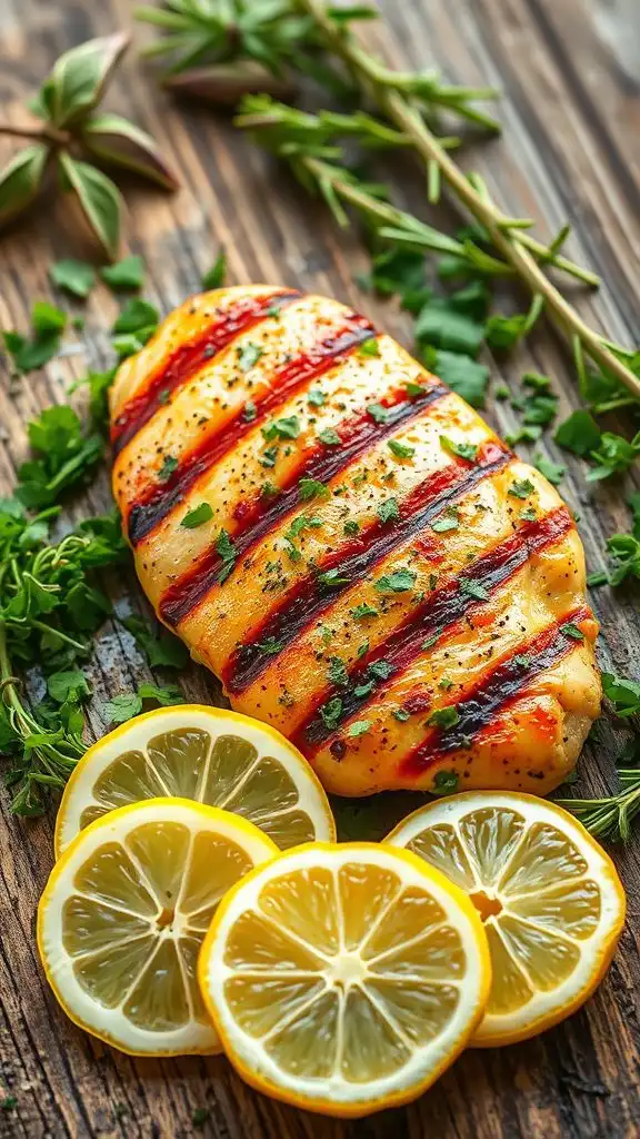 lemon herb grilled chicken lemon herb grilled chicken