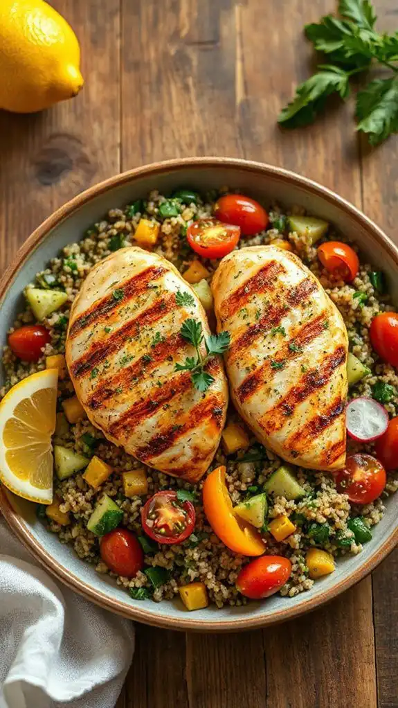 lemon herb grilled chicken