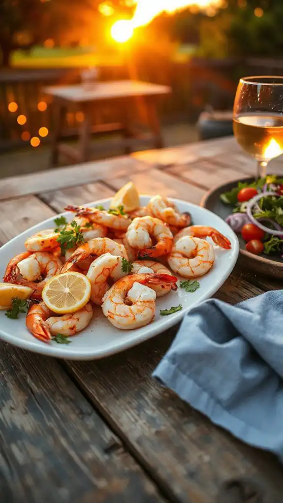 lemon herb grilled shrimp