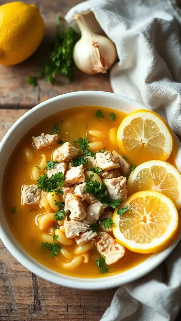 lemon infused chicken soup recipe lemon infused chicken soup recipe