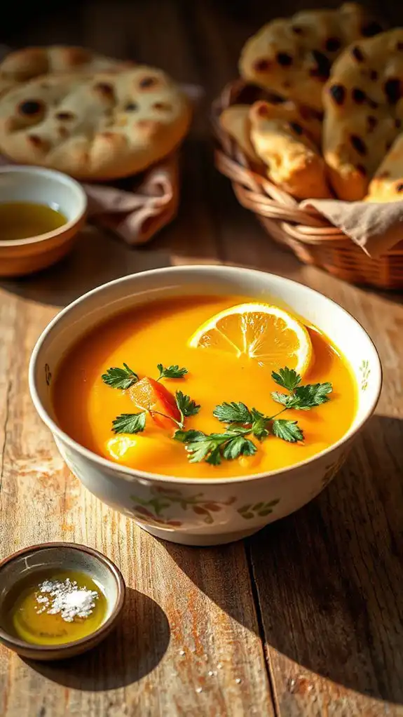 lemon infused coriander soup recipe