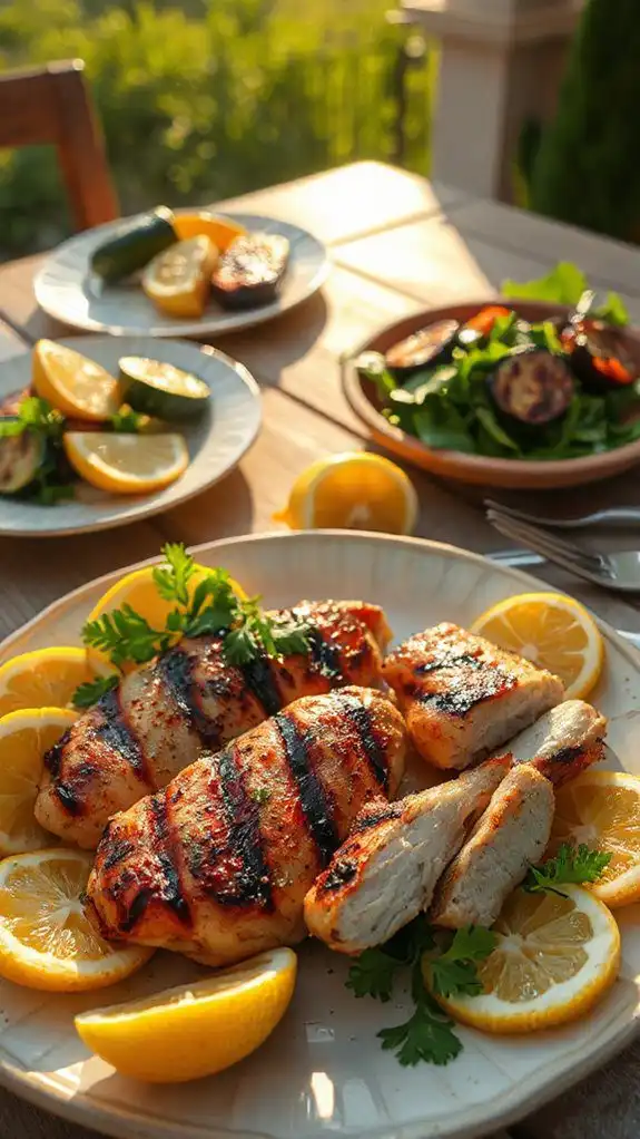 lemon marinated grilled chicken