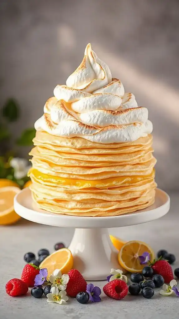 lemon meringue cr pe dessert lemon meringue cr pe dessert
