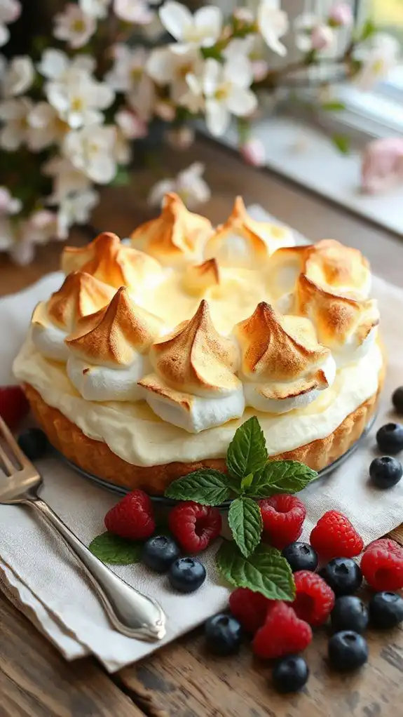 lemon meringue cream pie