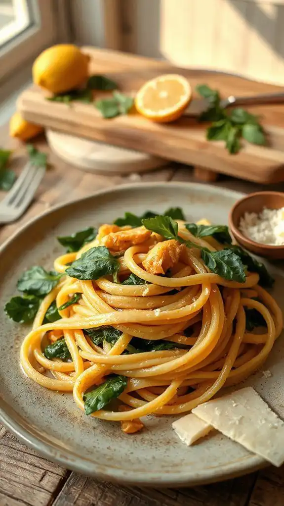 lemon olive oil pasta