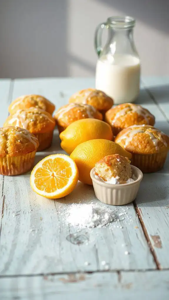 lemon poppy seed muffins