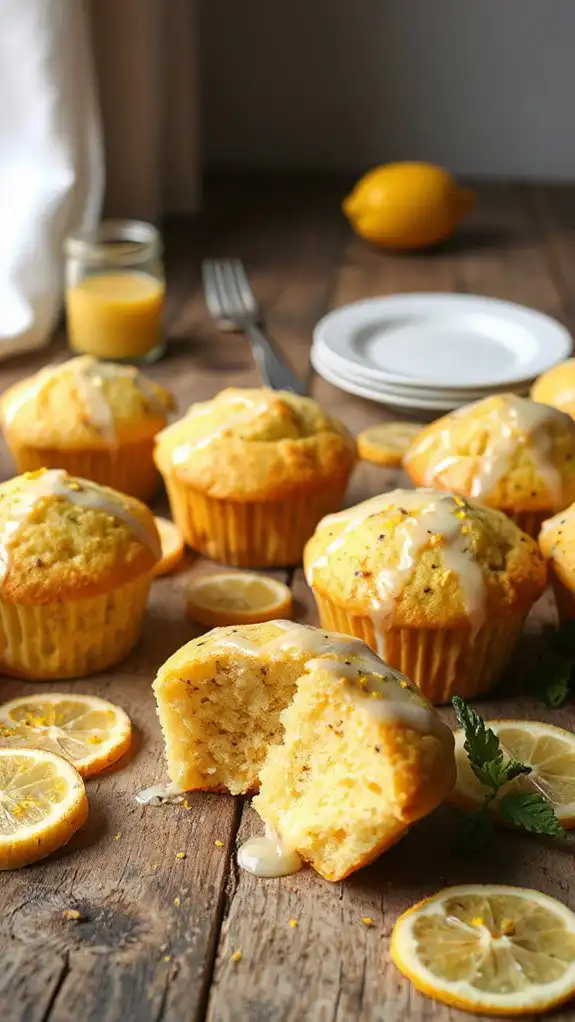 lemon poppy seed muffins
