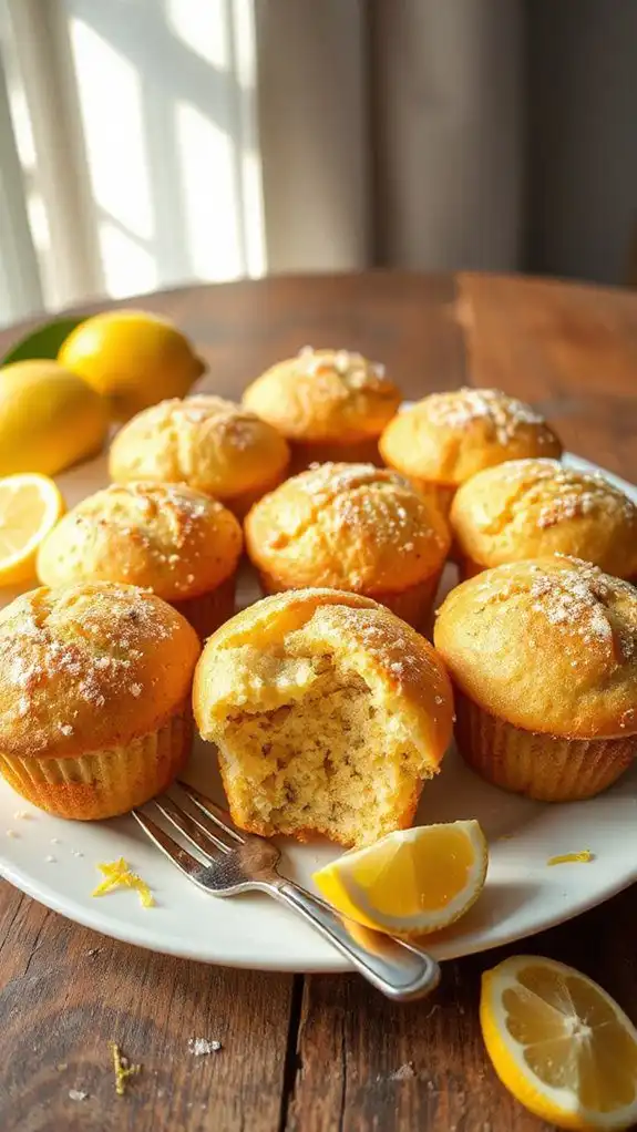lemon poppy seed muffins