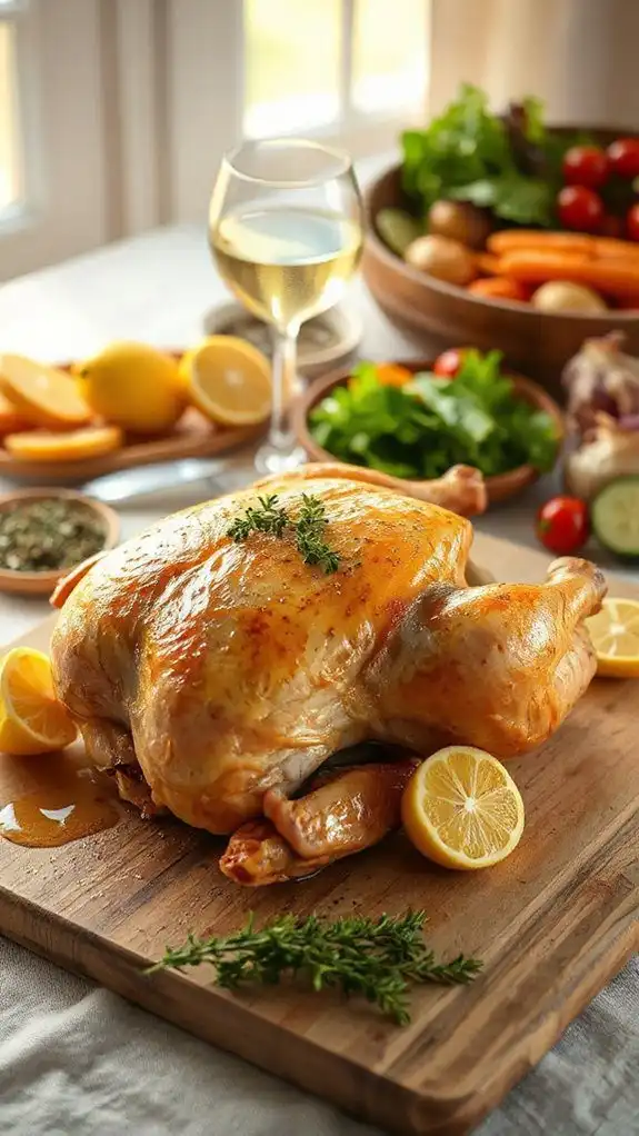 lemon thyme roasted chicken