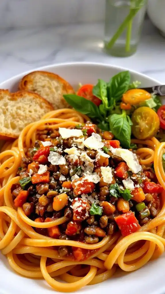 lentil based pasta sauce