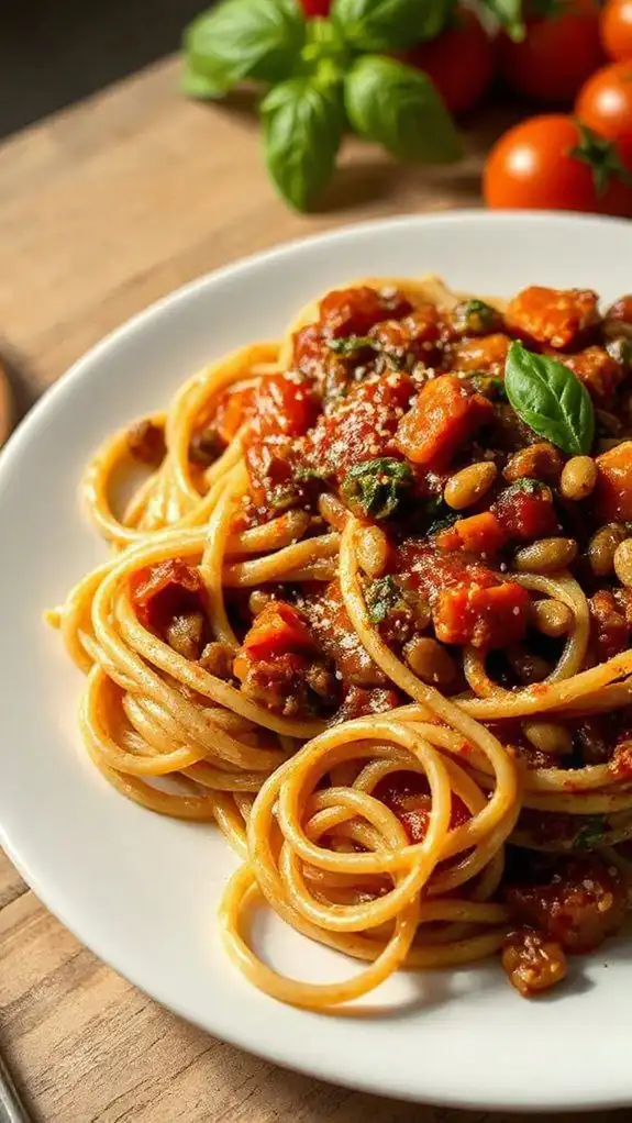 lentil pasta sauce recipe