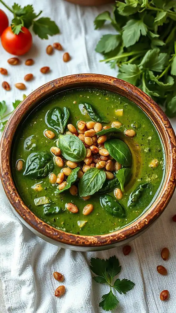 lentil spinach soup recipe