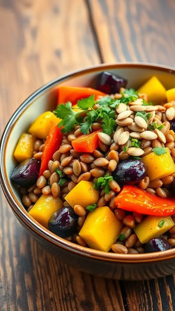 lentil vegetable stir fry recipe