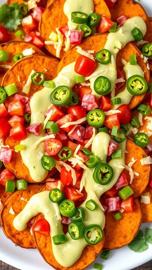 loaded sweet potato nachos loaded sweet potato nachos