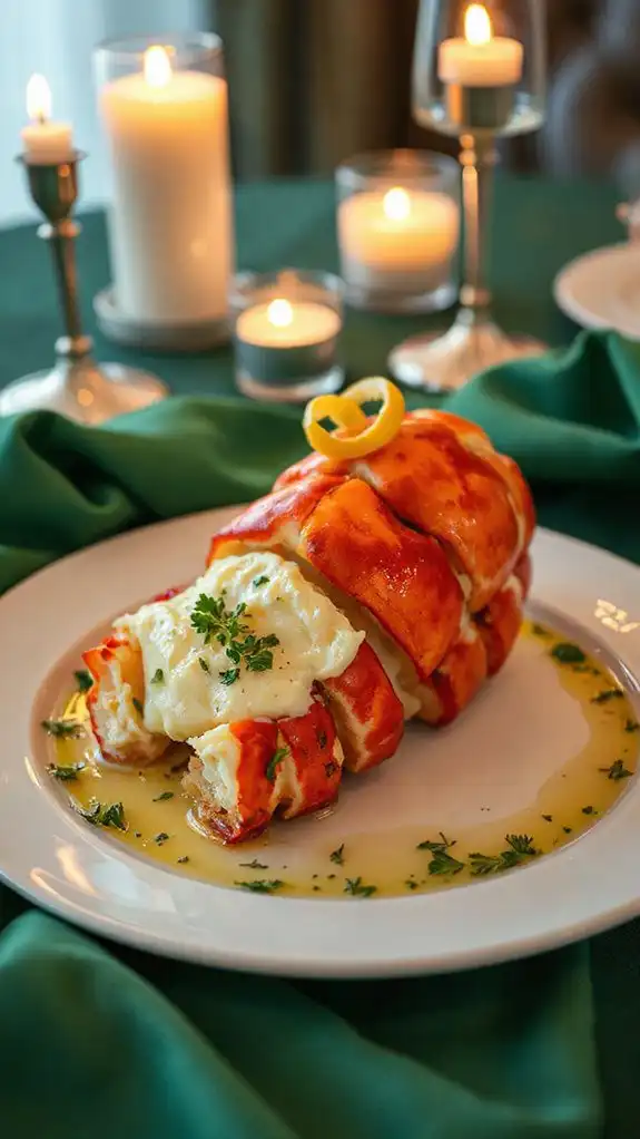 lobster tail herb butter
