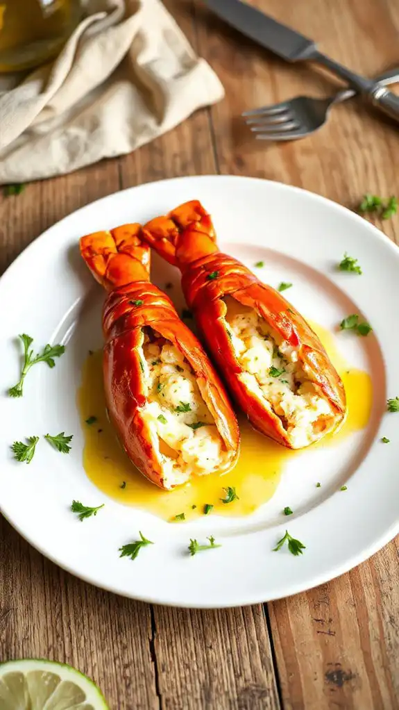 lobster tails garlic butter
