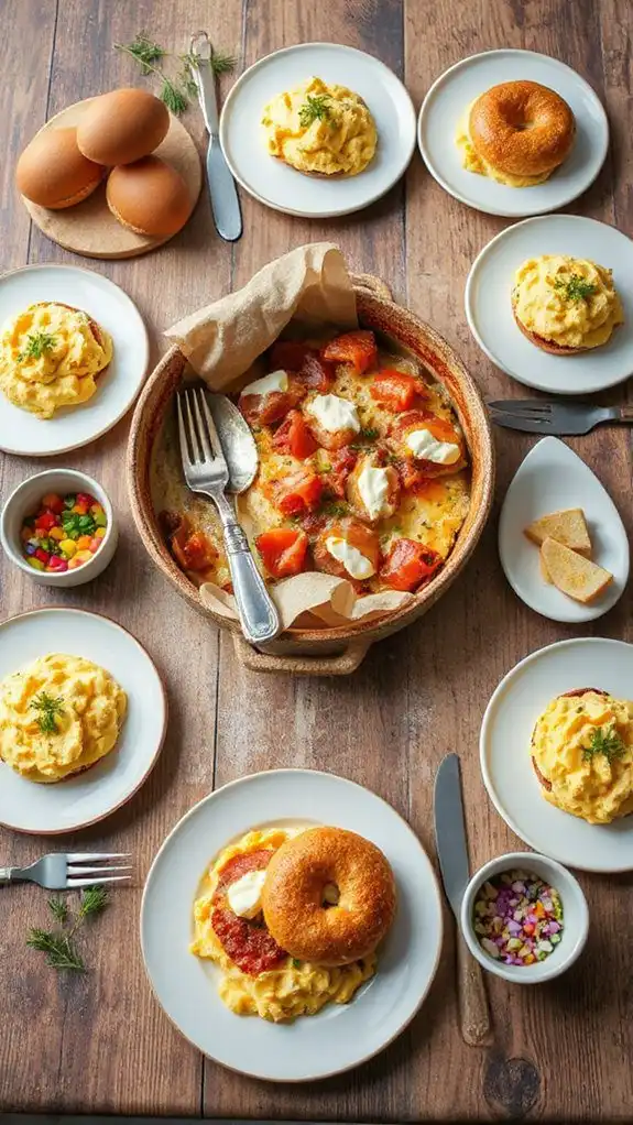 lox and bagel casserole lox and bagel casserole