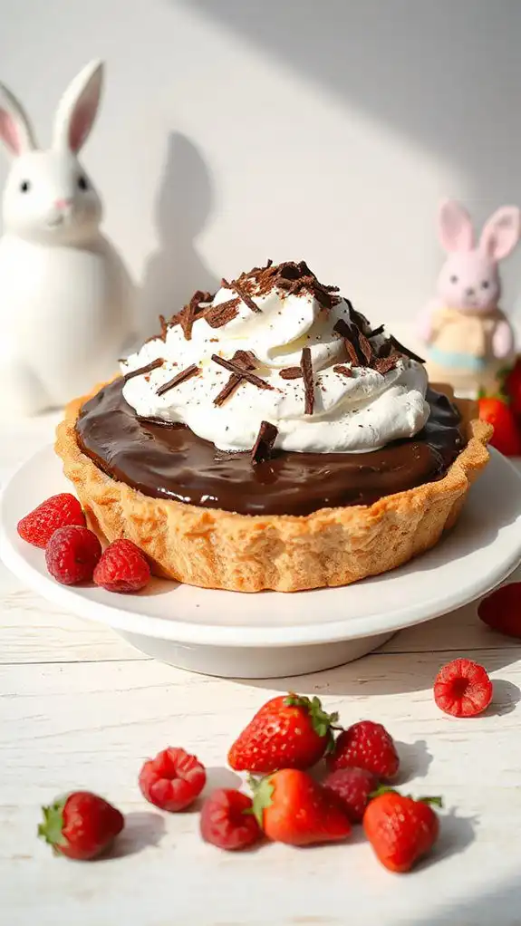 luxurious chocolate dessert treat