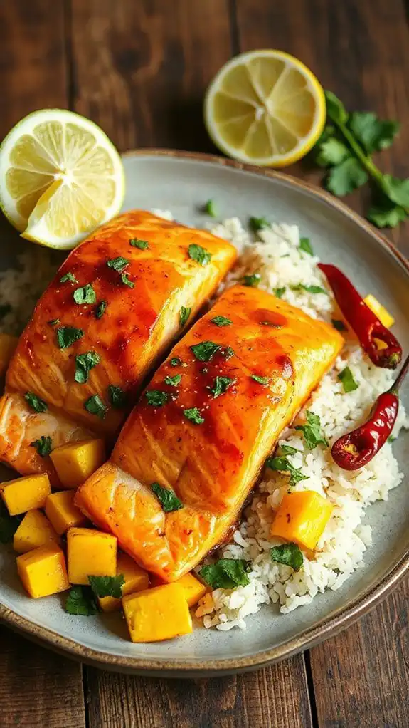 mango glazed salmon recipe mango glazed salmon recipe