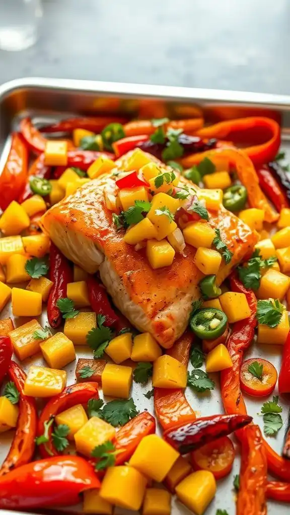mango salsa salmon recipe