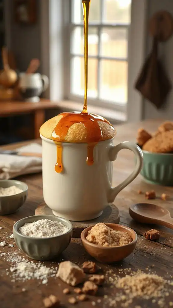 maple flavored pancake dessert