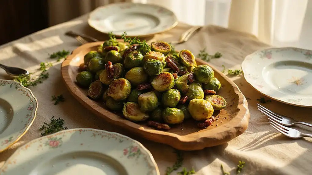 maple flavored roasted brussels sprouts maple flavored roasted brussels sprouts
