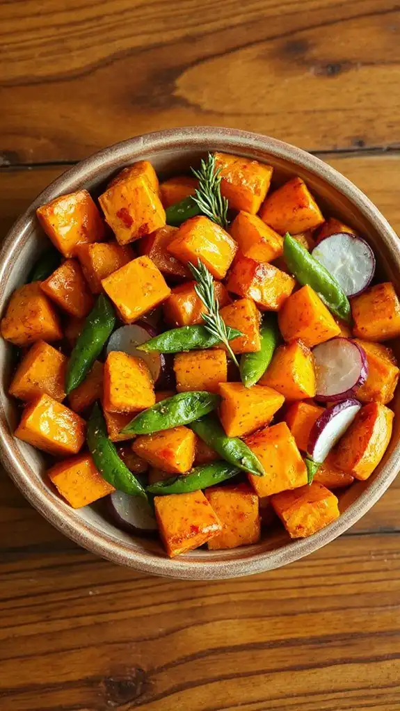 maple glazed sweet potatoes recipe