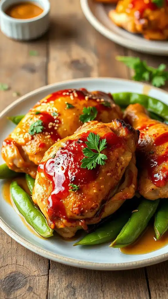 maple mustard chicken thighs