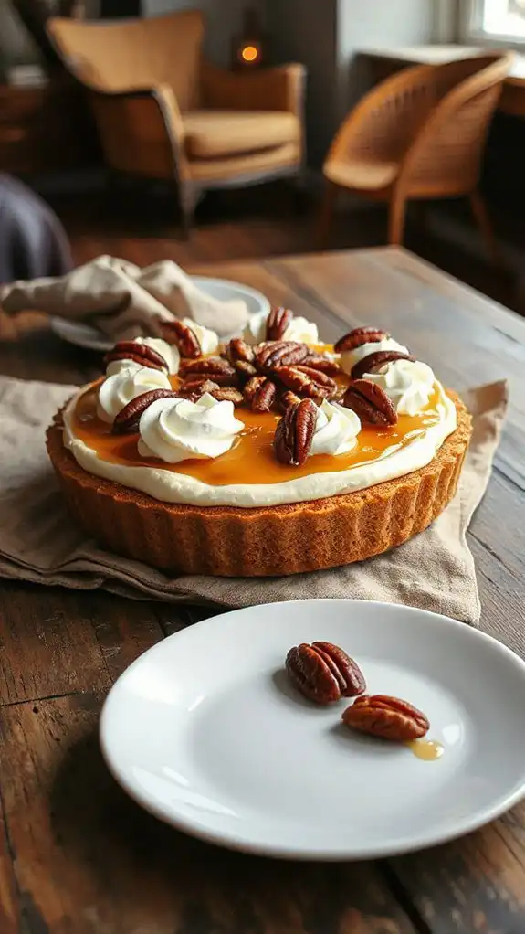 maple pecan cream delicacy
