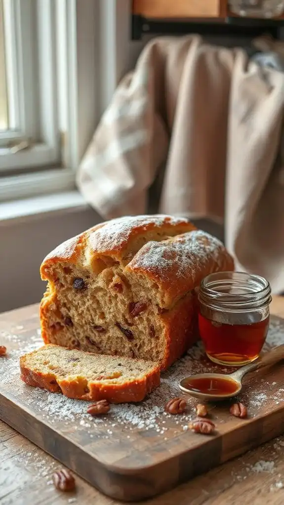 maple pecan flavored bread