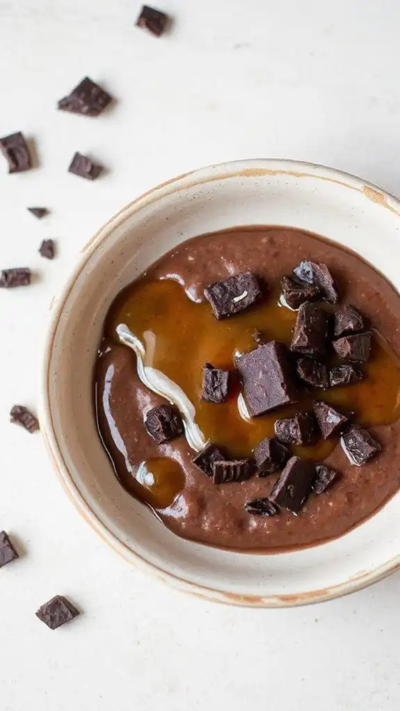 maple quinoa chocolate dessert