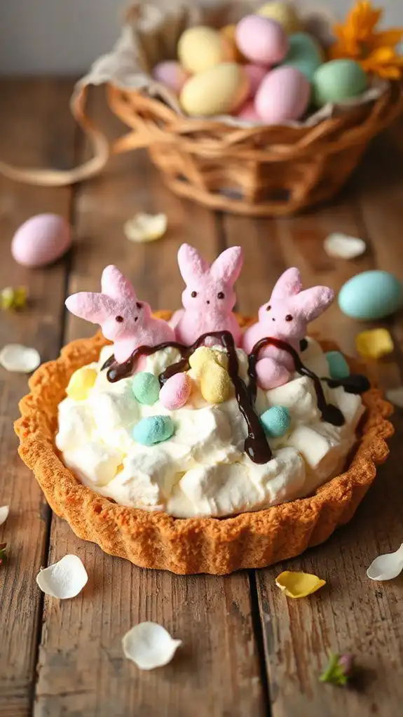 marshmallow filled dessert delight