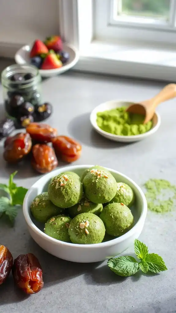 matcha green tea snacks