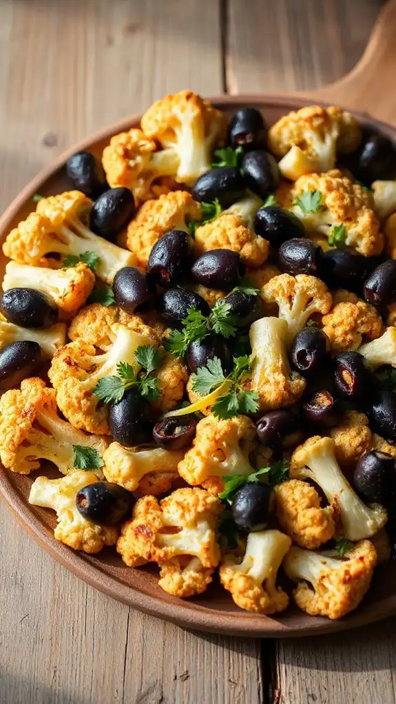 mediterranean cauliflower and olives mediterranean cauliflower and olives