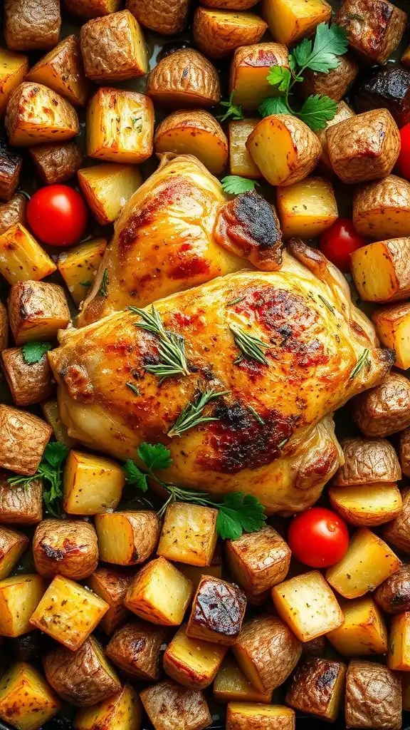 mediterranean chicken and potatoes